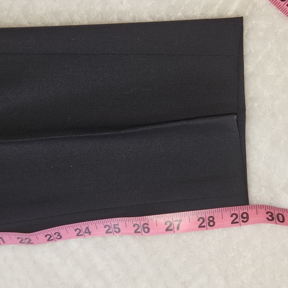 VINCE. WOMENS PANTS LIGHTWEIGHT WOOL BLEND SIZE 12 BLACK COLOR - Picture 14 of 15